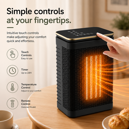 HeatFlow Ceramic Fan Heater